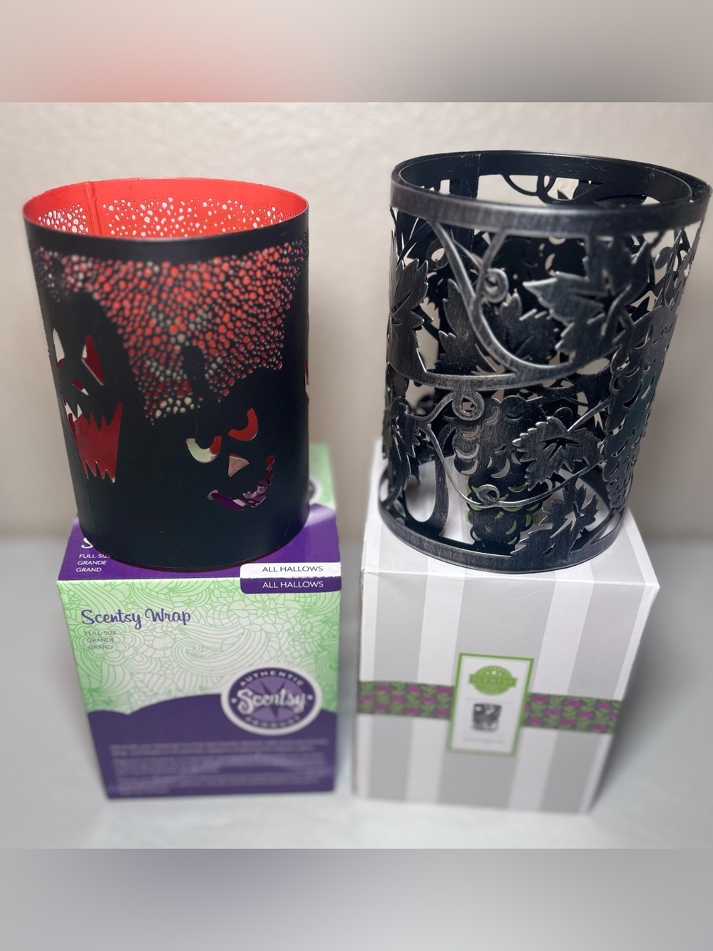 Scensty Wrap Bundle ~ All Hallows Wrap 🎃 & Tuscan Grape Vine Wrap 🍇